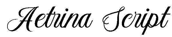 Aetrina Script字体