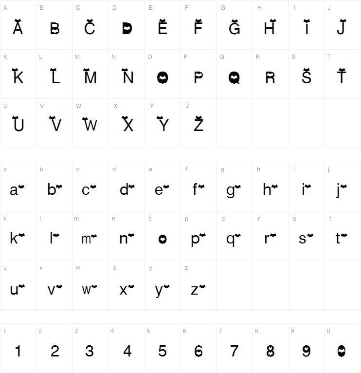 AEZ batty字体