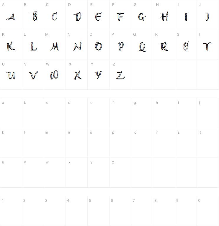 AEZ scripty字体