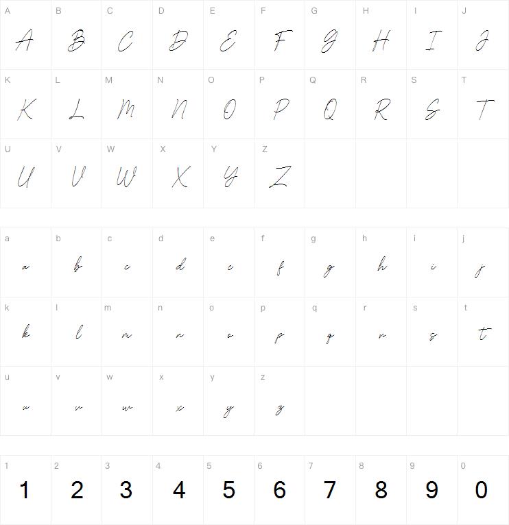 Alcantera Script字体