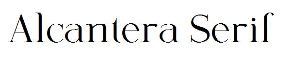 Alcantera Serif字体