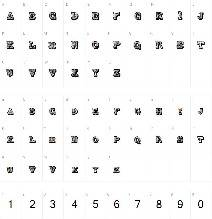 Alphabet Fantasie字体