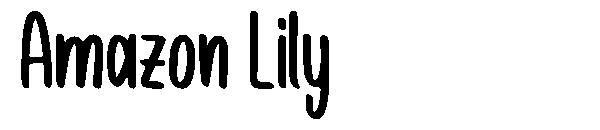 Amazon Lily字体