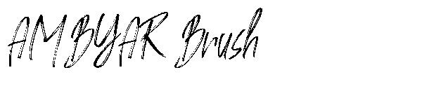 AMBYAR Brush字体