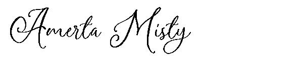 Amerta Misty字体