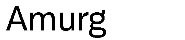 Amurg字体