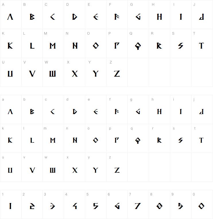 Anglodavek字体
