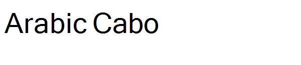 Arabic Cabo字体