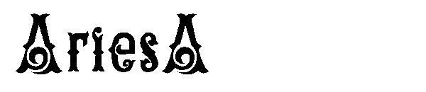 AriesA字体
