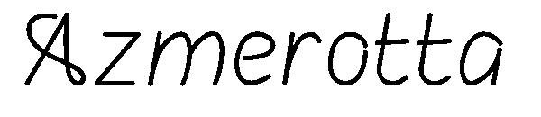Azmerotta字体