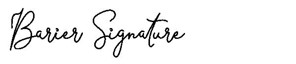Barier Signature字体