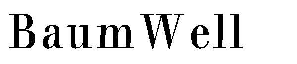 BaumWell字体