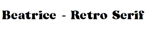 Beatrice - Retro Serif字体