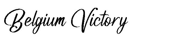 Belgium Victory字体