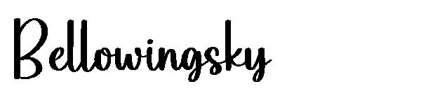 Bellowingsky字体