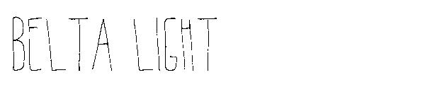 Belta Light字体