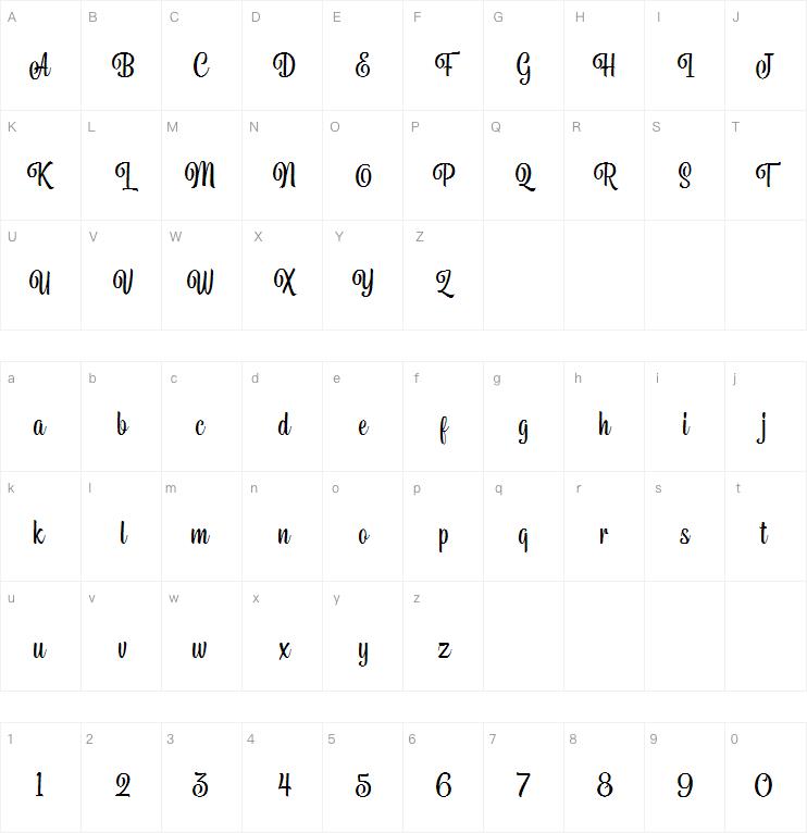 Belymon Script字体
