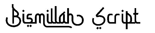 Bismillah Script字体