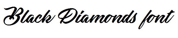 Black Diamonds font