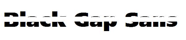 Black Gap Sans