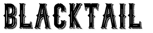 BLACKTAIL字体