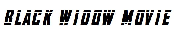 Black Widow Movie字体