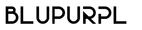 BluPurpl字体