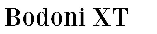 Bodoni XT字体