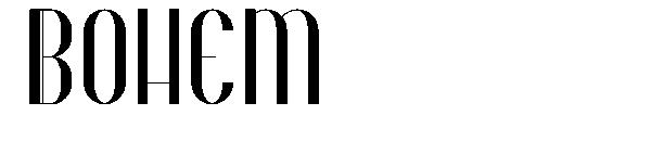 Bohem字体