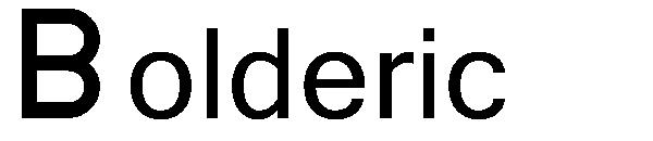 Bolderic字体