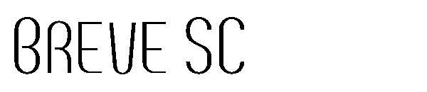 Breve SC字体