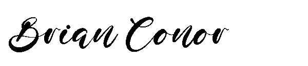 Brian Conor字体