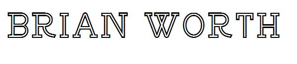 BRIAN WORTH字体