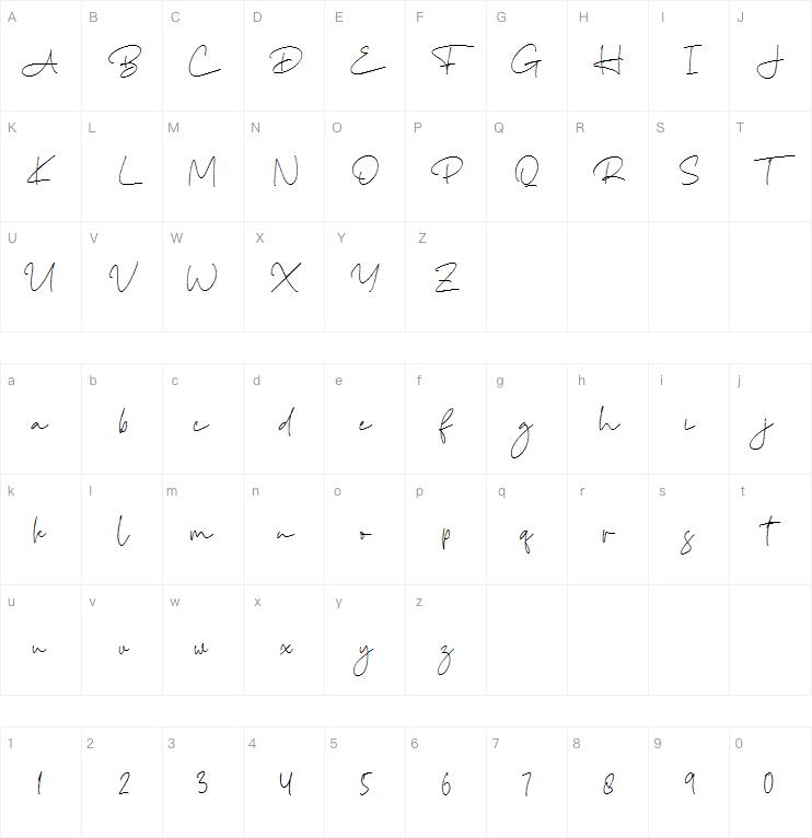 Brigidha字体