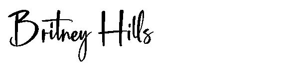 Britney Hills字体