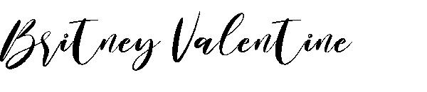 Britney Valentine字体