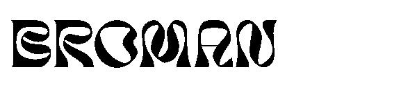 BROMAN字体