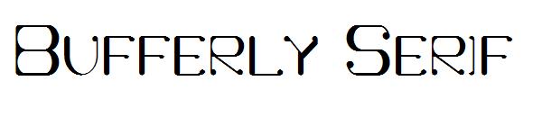 Bufferly Serif字体