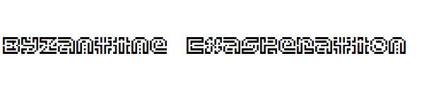 Byzantine Exasperation字体