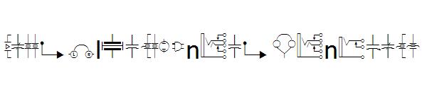 Carr Electronic Dingbats字体