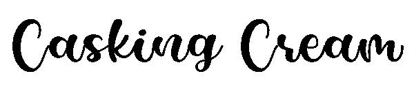 Casking Cream字体