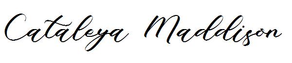 Cataleya Maddison字体