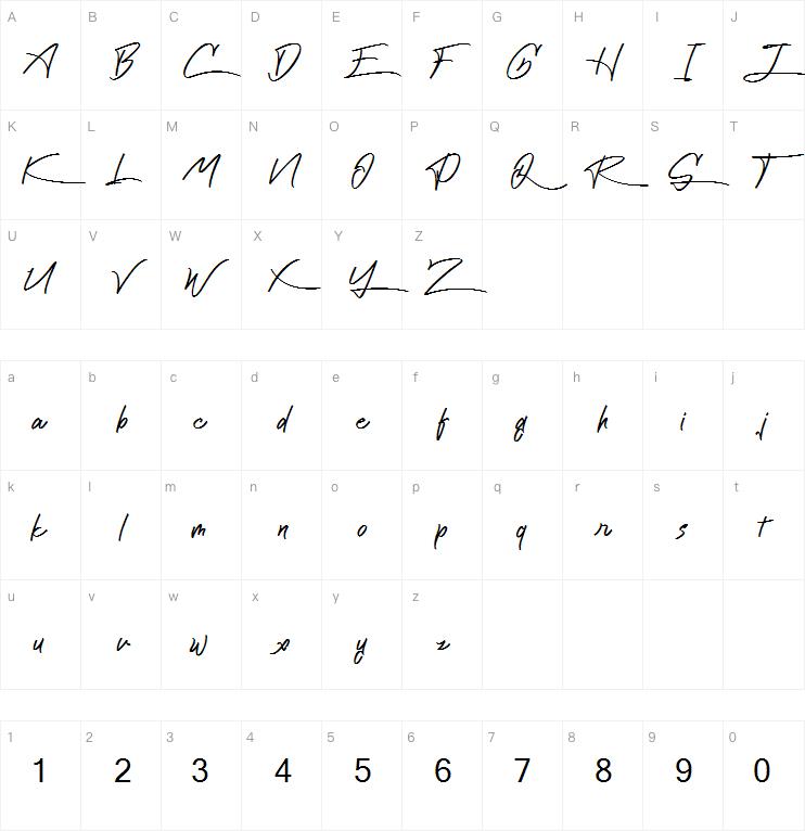 Cattily字体