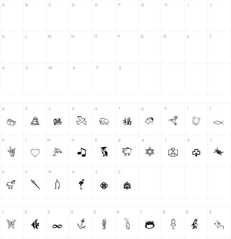 Charming Symbols字体