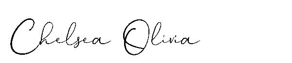 Chelsea Olivia字体