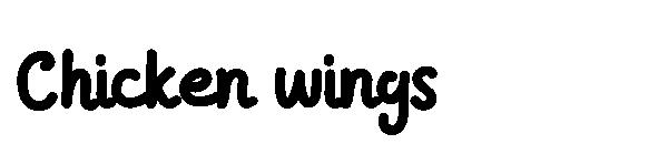 Chicken wings字体