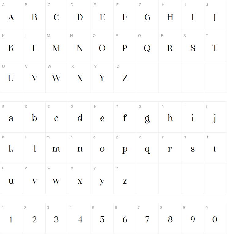 Clarine字体