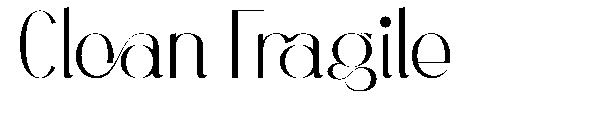 Clean Fragile字体