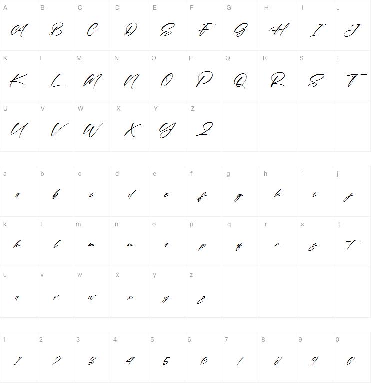 Crehme Honstlan字体