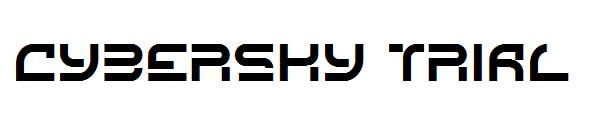 Cybersky Trial字体